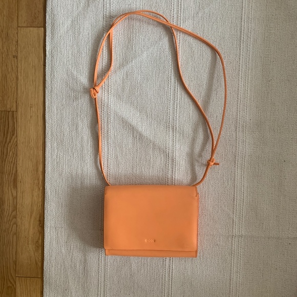 BAGGU Handbags - Small  Baggu bag in orange leather